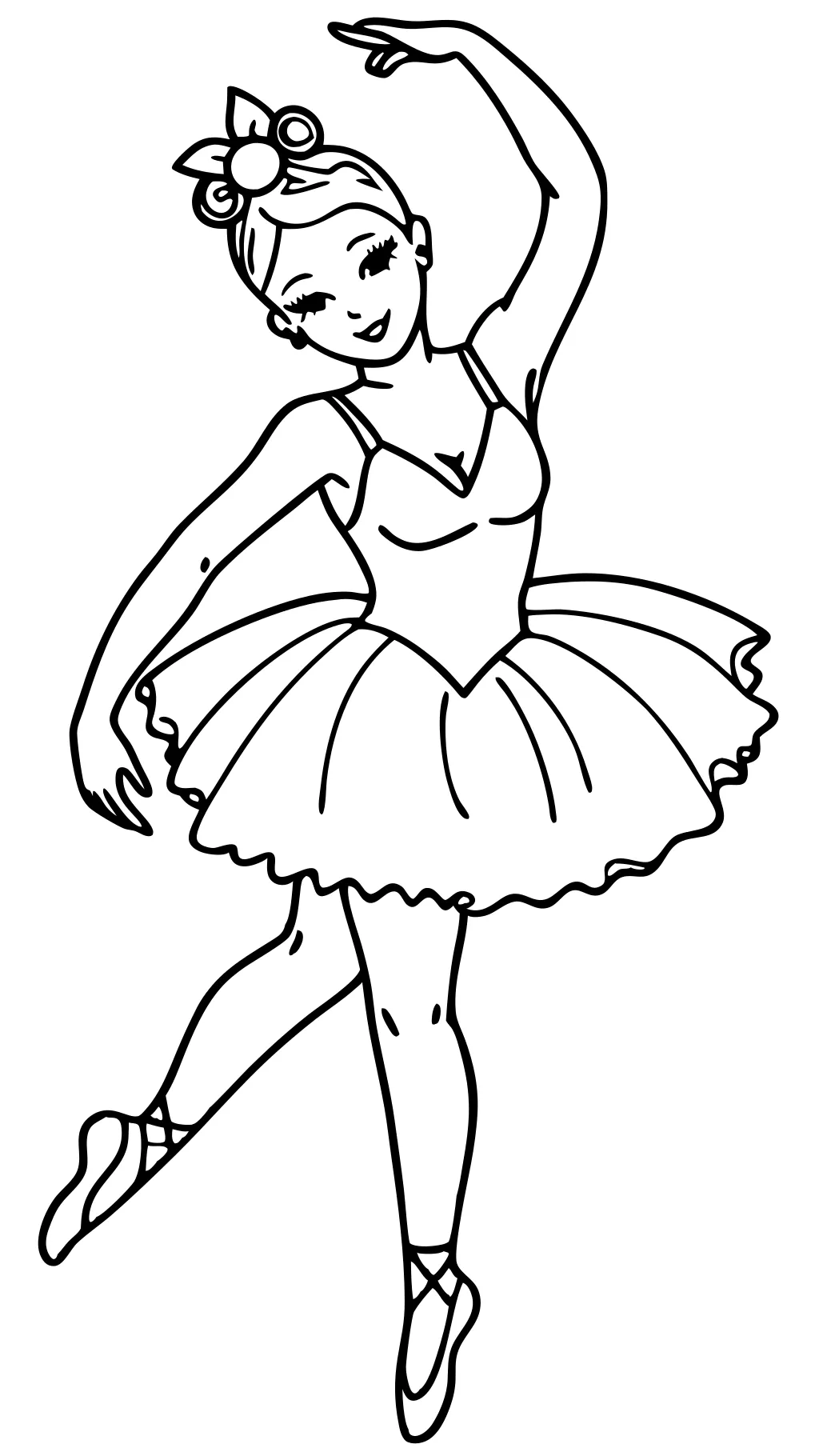 coloriages de la ballerine